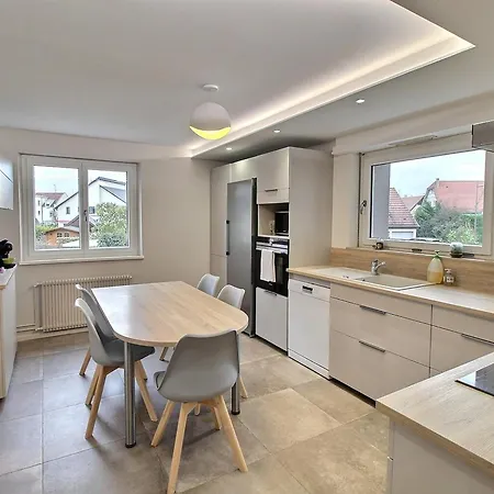 Hébergement de vacances Maison Spacieuse à Colmar, 5 Chambres, Terrasse, Wifi, Parking Gratuit - Fr-1-722-12 *